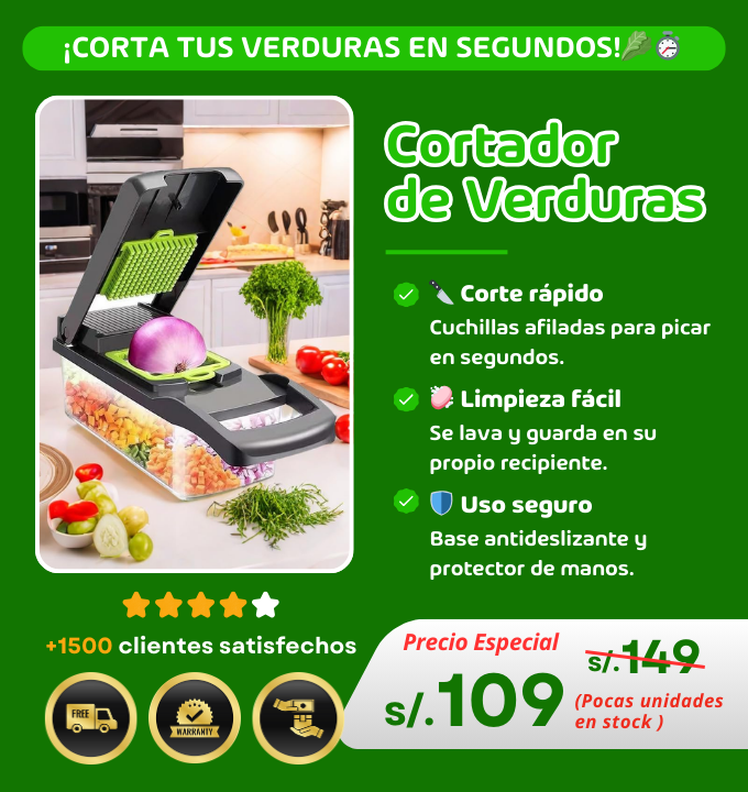Cortados de Verduras PRO
